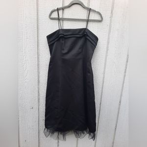 Jump Black Spaghetti Strap Cocktail Dress Size 13/14